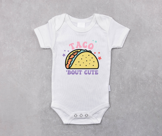 Taco Bout Cute Baby Bodysuit Onesie