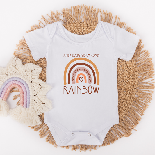 After Every Storm Comes a Rainbow Baby Bodysuit Onesie