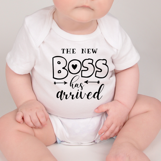 The New Boss Has Arrived Baby Bodysuit Onesie