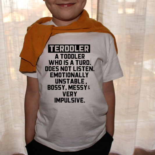 Terddler Toddler Shirt