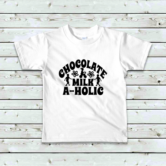 Chocolate Milk A-Holic Toddler Shirt